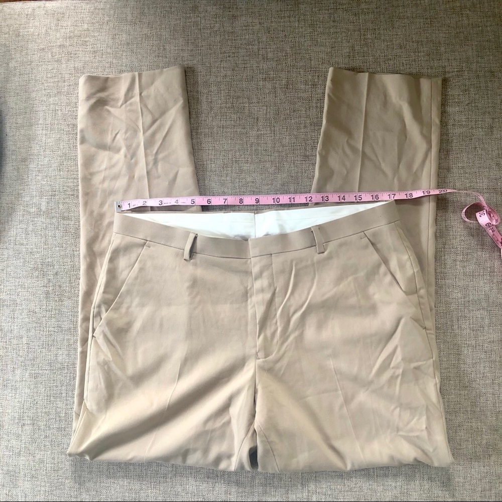 Khaki suit pants